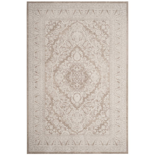 Laurel Foundry Modern Farmhouse Calidia Light Grey / Cream Rug